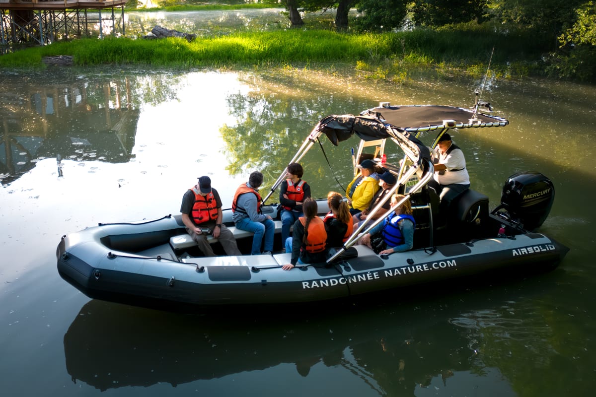 Bateau d'Excursion sur le lac St-Pierre.