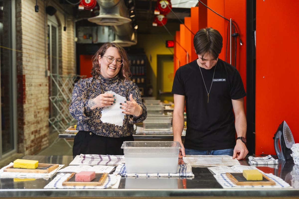 Paper-making workshop