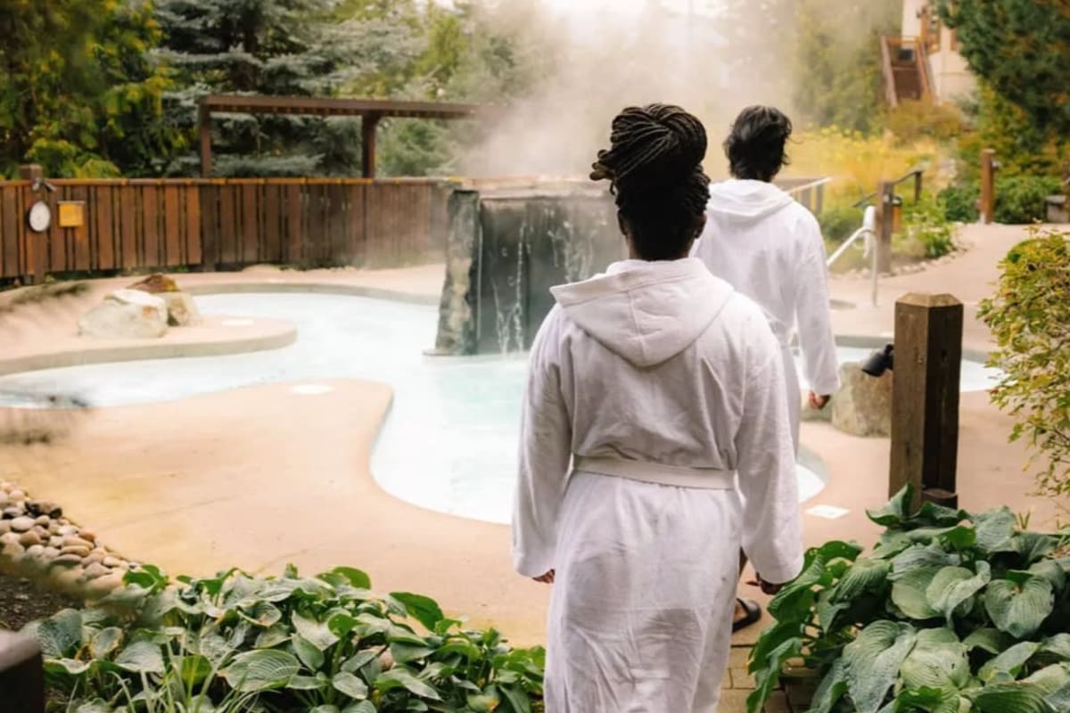 Couple au spa