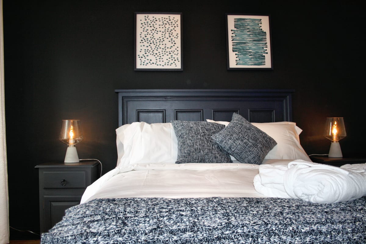 Country-style room at Domaine Jolivent.