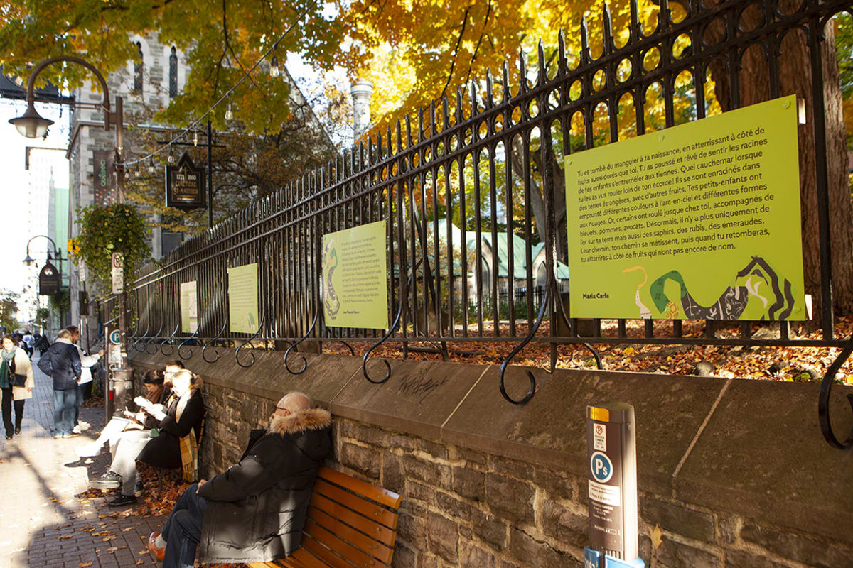 Literary panels in Québec City during the Québec en toutes lettres festival.