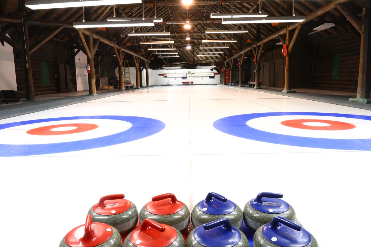 Curling stones.