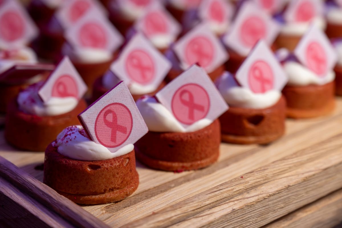 Pâtisserie en rose.