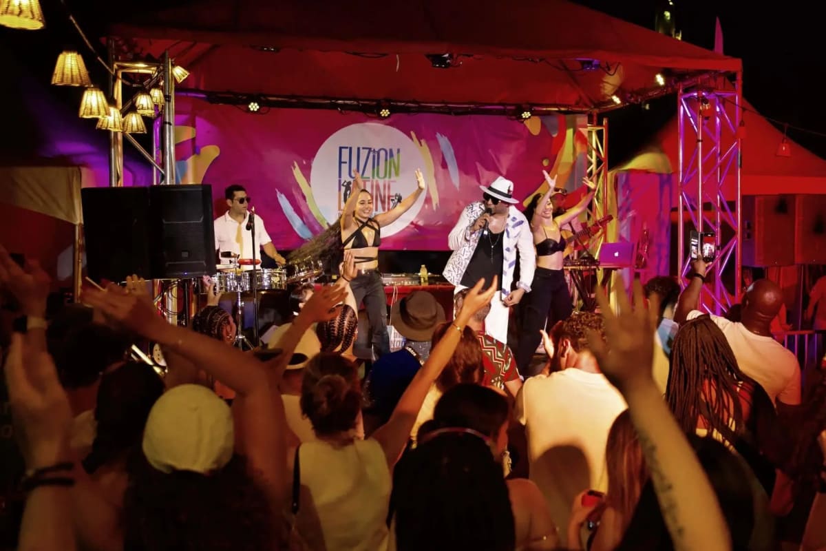 Show at Latin Fuzion Zone.