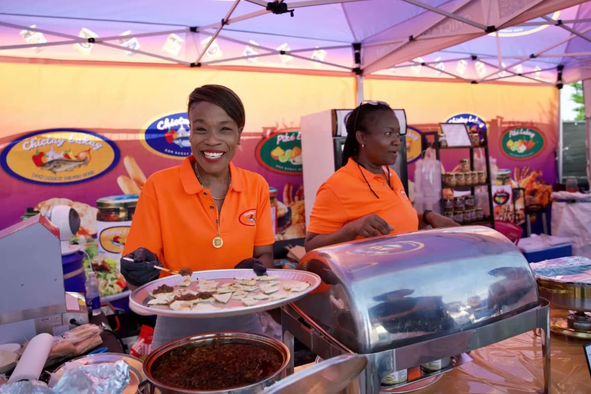 Food stand.