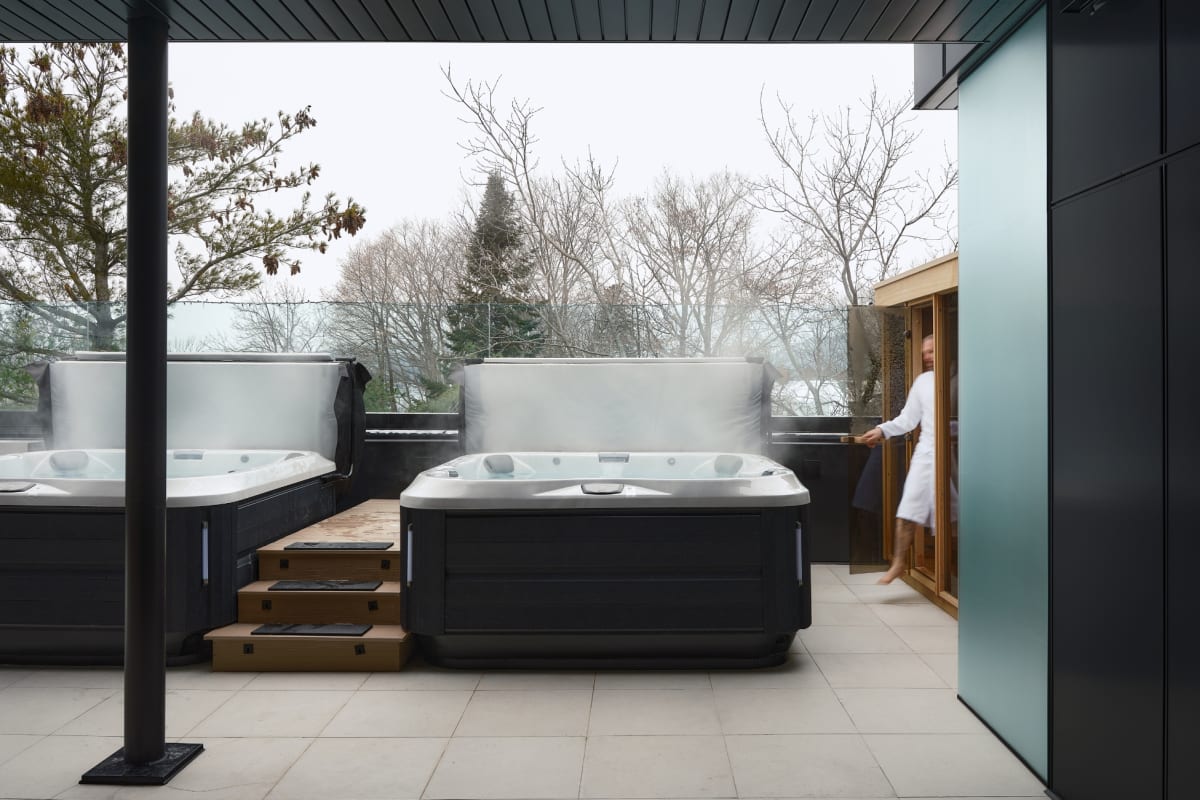 Spa extérieur.