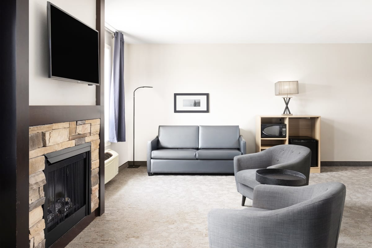 Room at Hôtel Super 8 St-Jérôme.