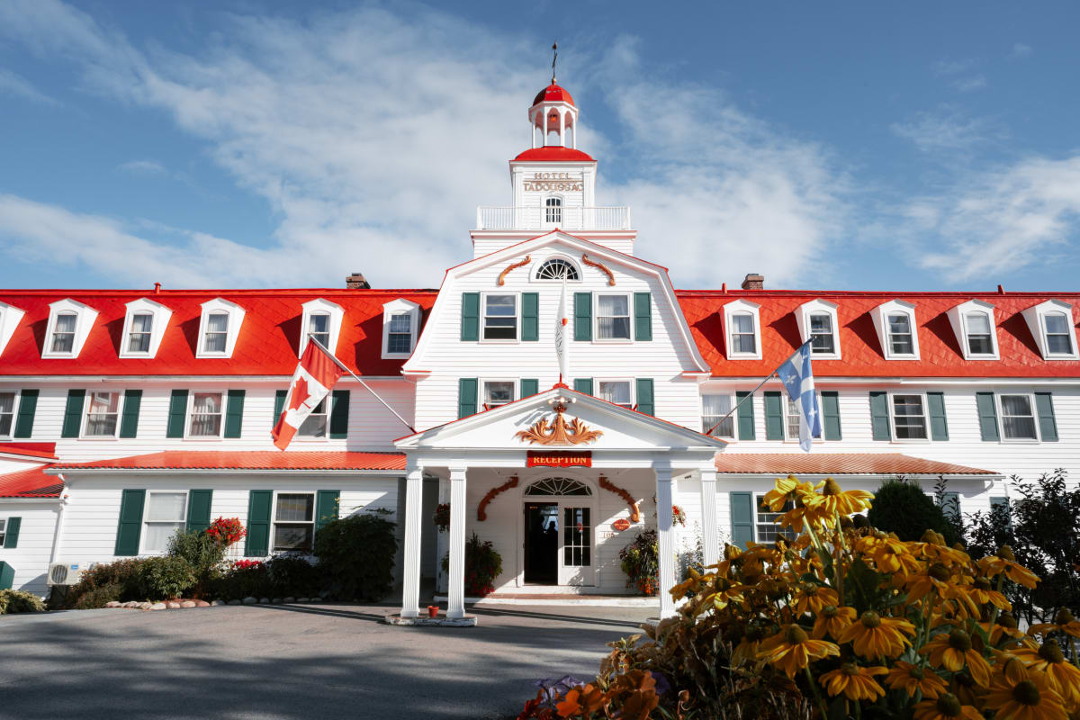 The Tadoussac hotel.
