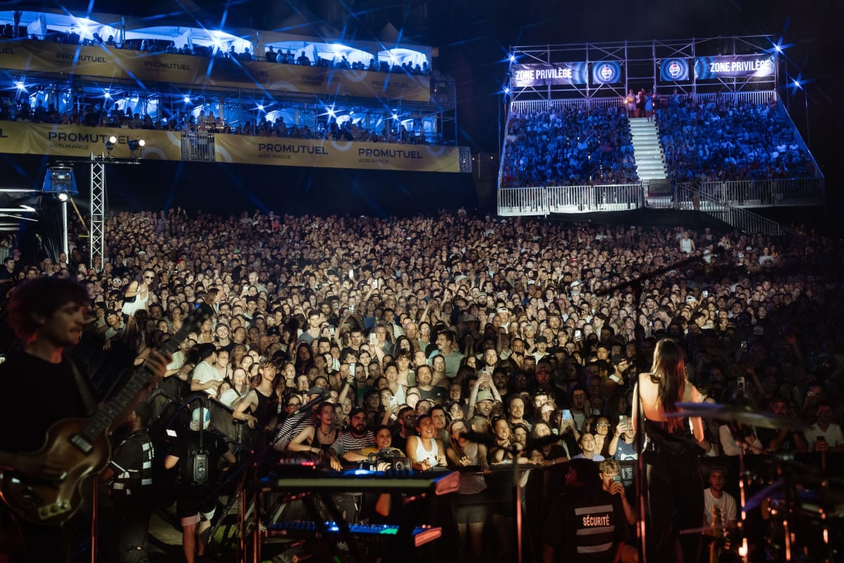View of a crowd