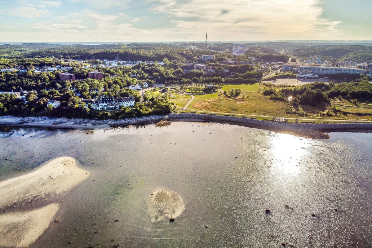 Aerial view.