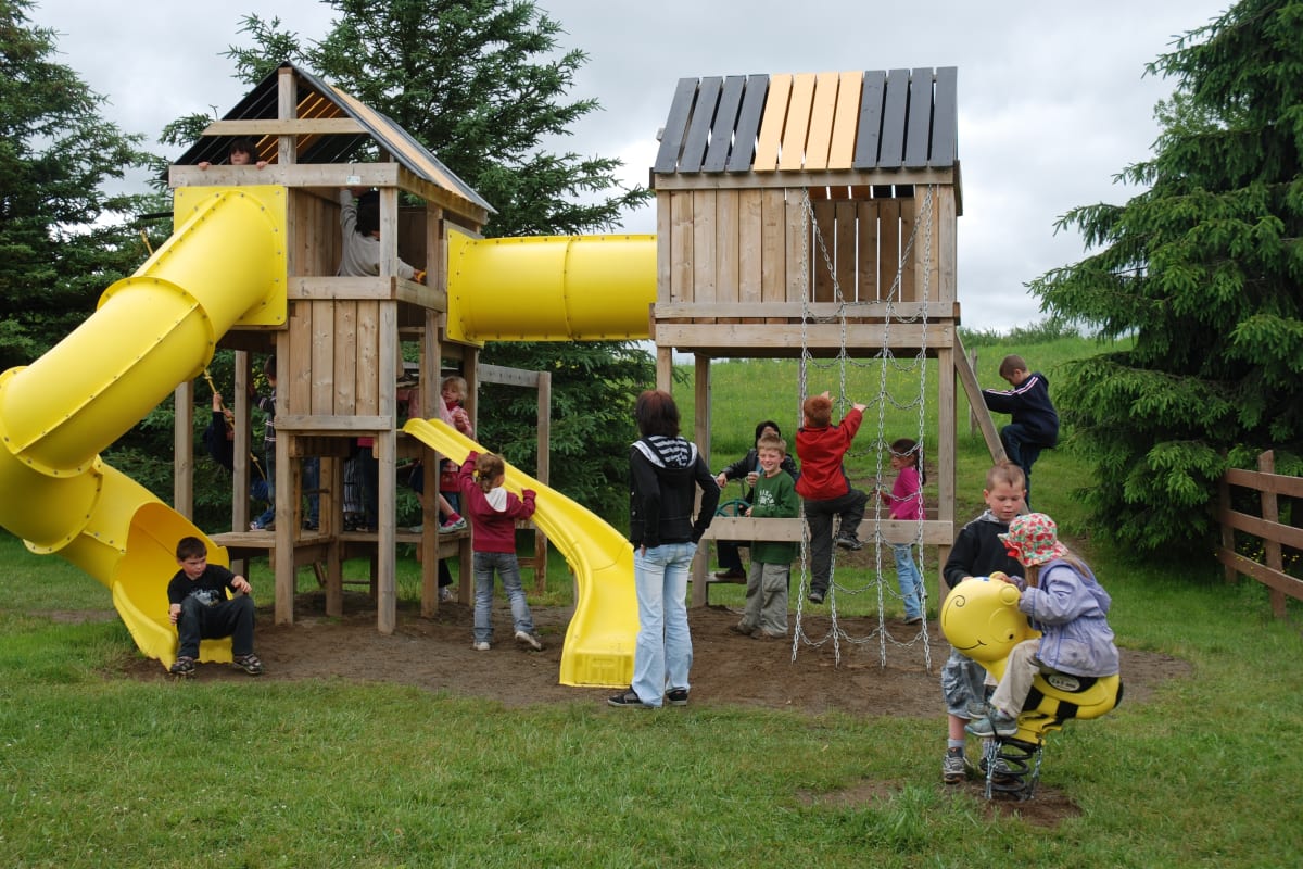Playground at Miellerie Lune de Miel.