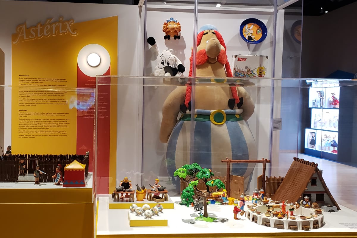 Toy exhibit at Musée POP.