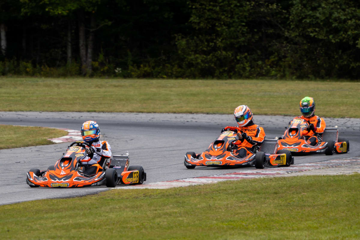 Relevez le défi du circuit extérieur de l’Académie Tag Karting!
