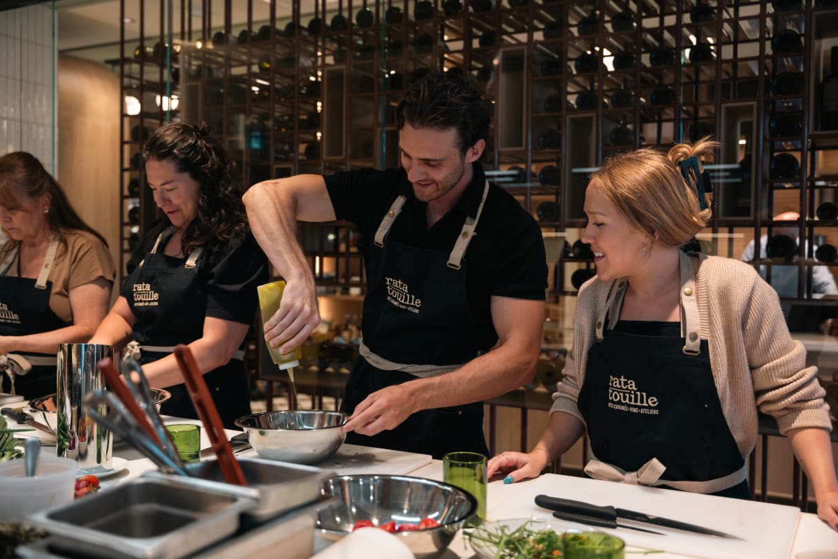 Cooking workshop at Ratatouille.