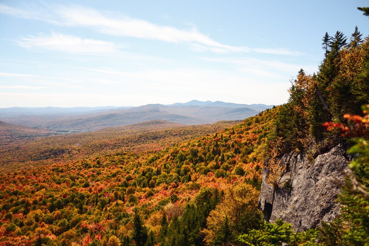 Fall scenery in Brome-Missisquoi.
