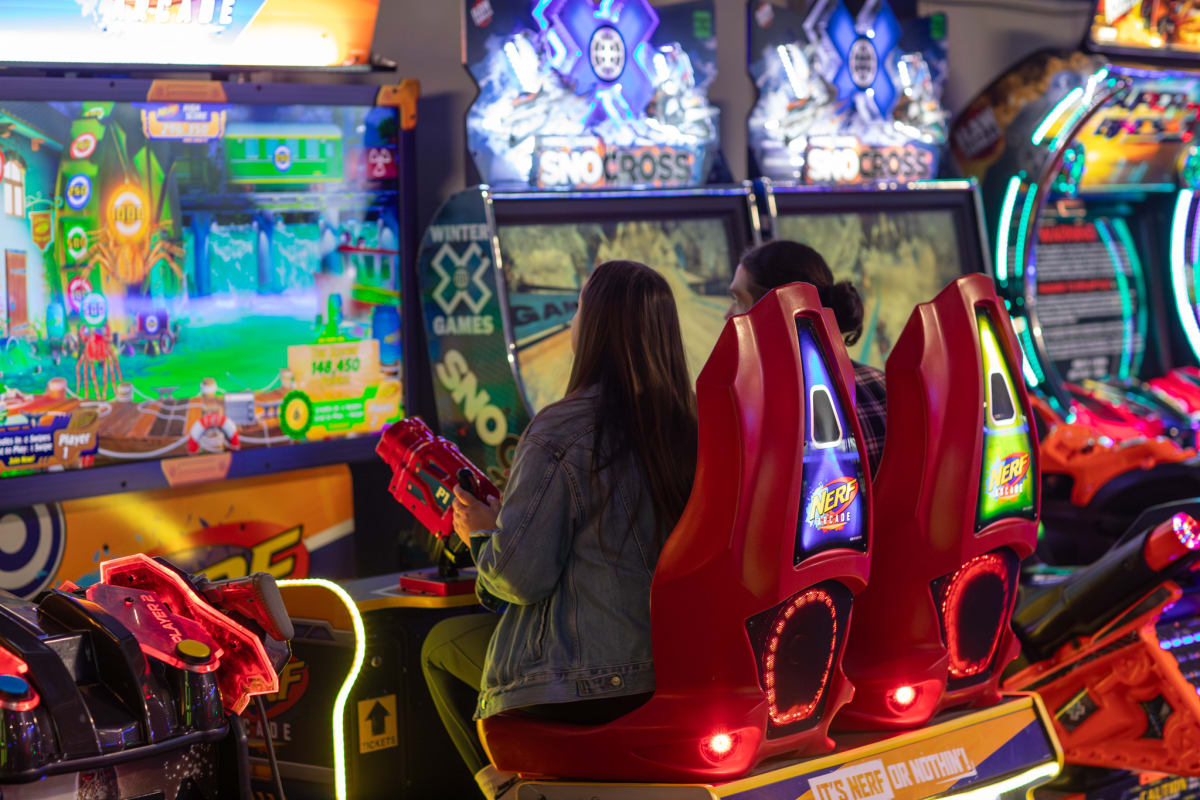 Jeux d'arcades.