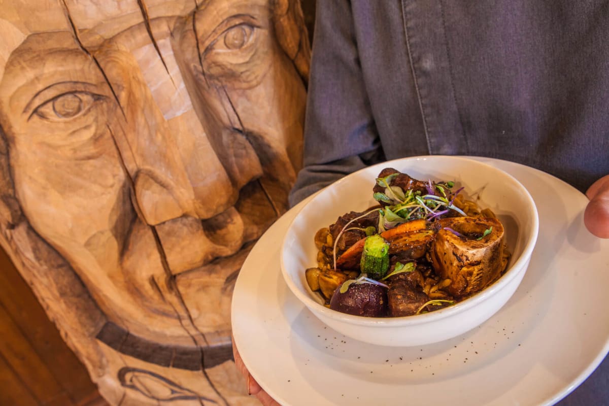 Plat, Restaurant Sagamité Vieux-Québec.