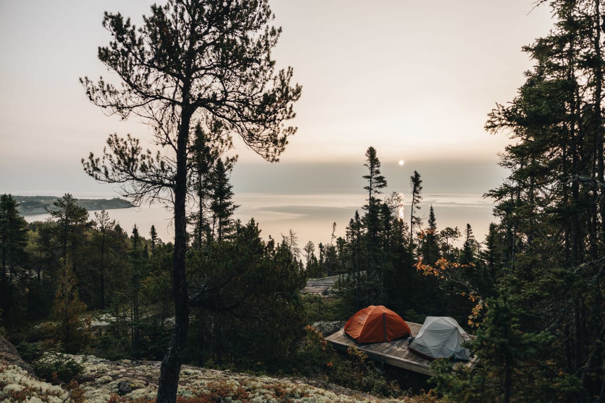 Camping de Sauvage Charlevoix.