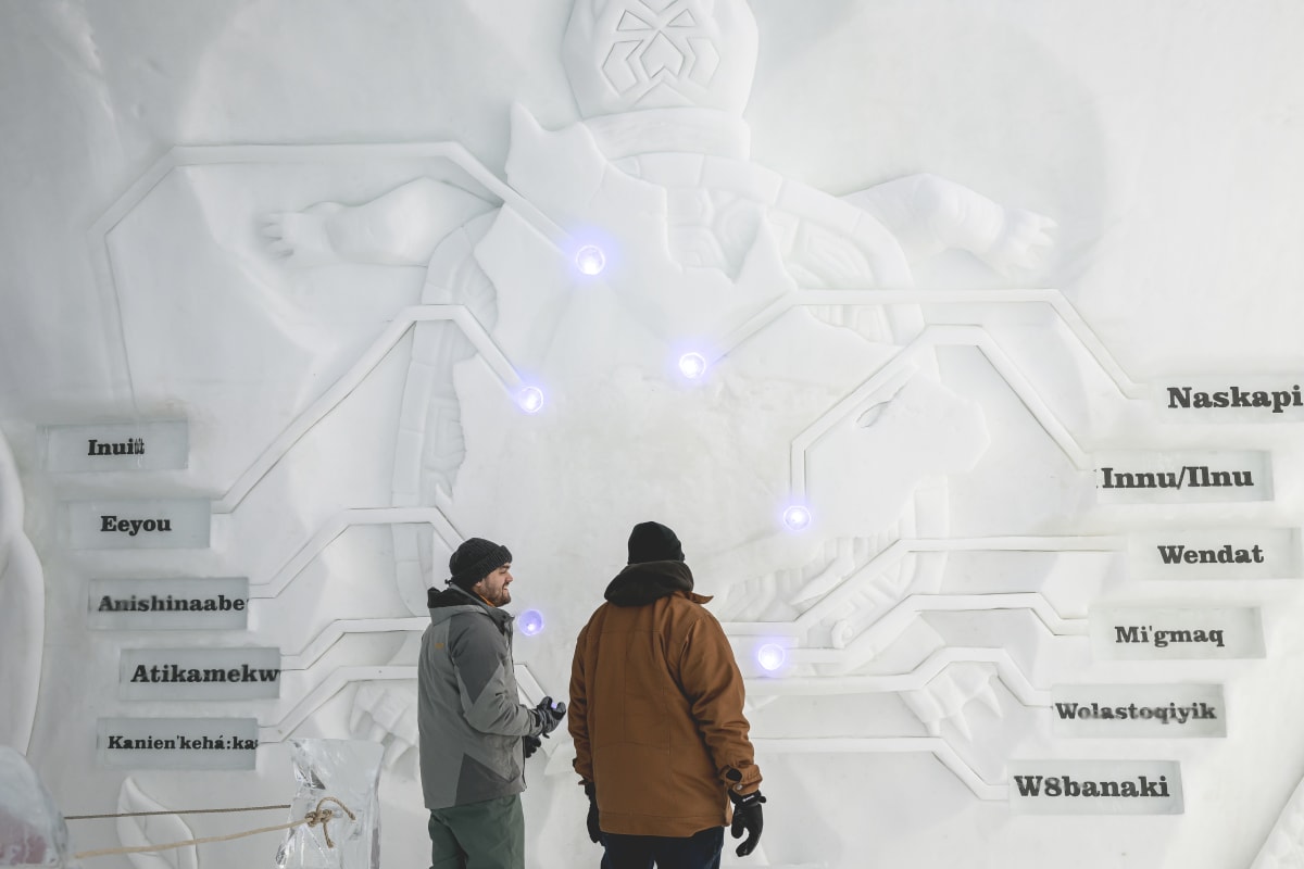 Ice Hotel - Snow map of Indigenous territories