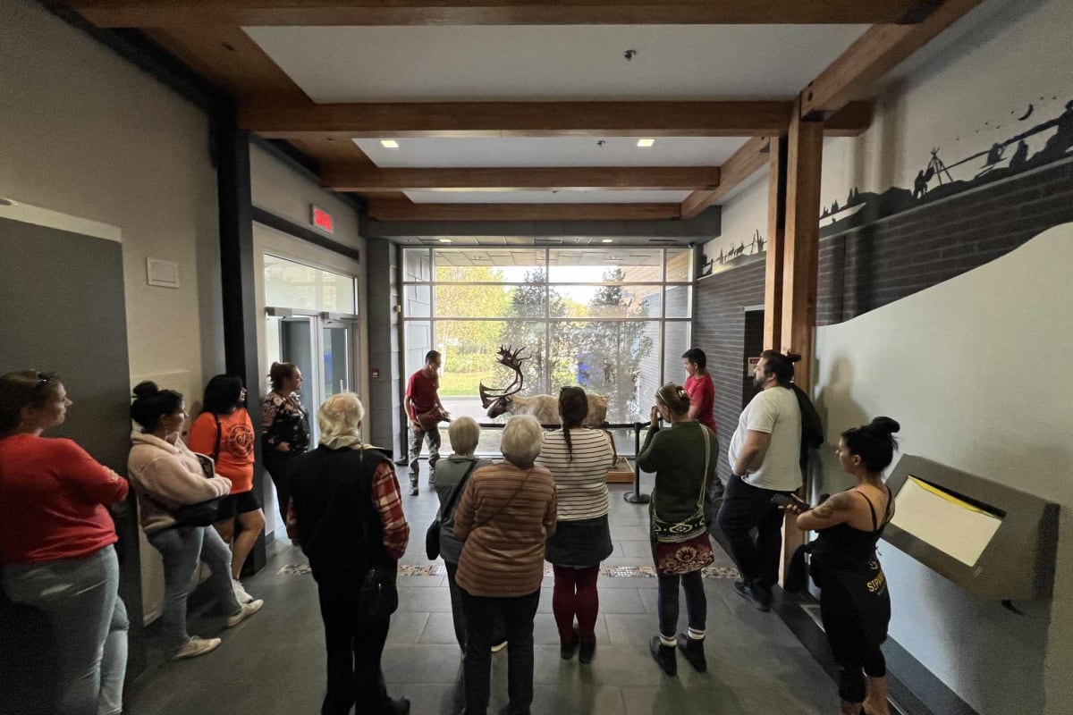Guided tour of a cultural centre