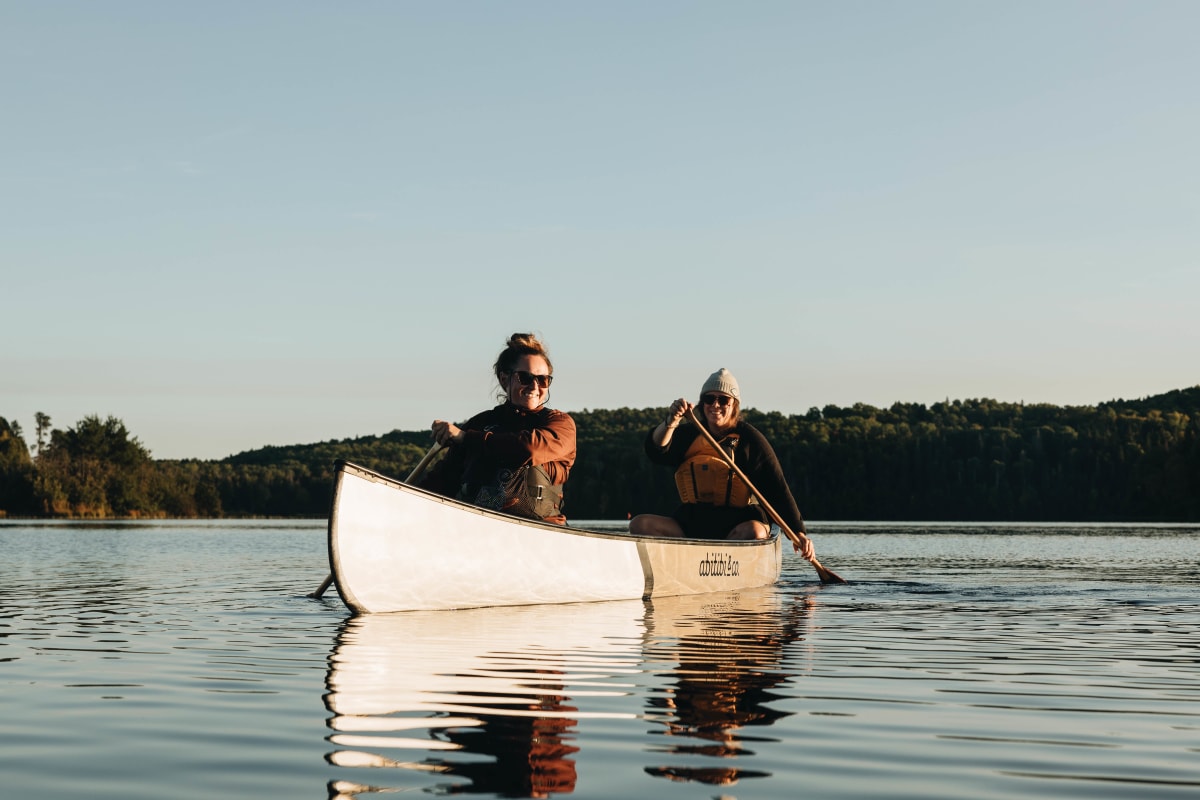 Canot-camping au Parc régional du Lac Taureau