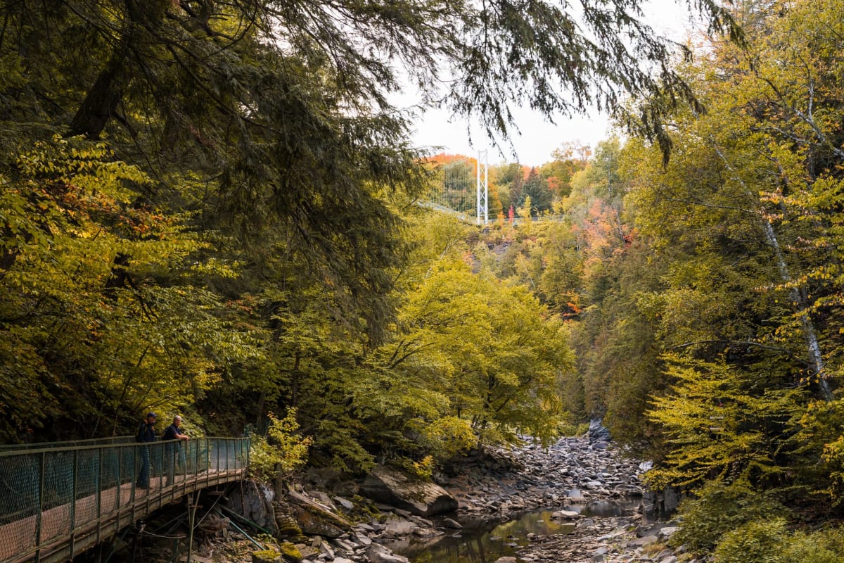 Parc de la Gorge de Coaticook.
