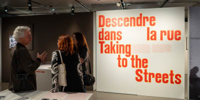 Exposition dans un musée