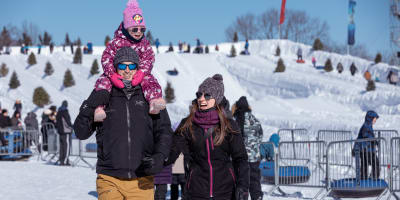 Winterlude - Snowflake kingdom - A family outdoors in winter