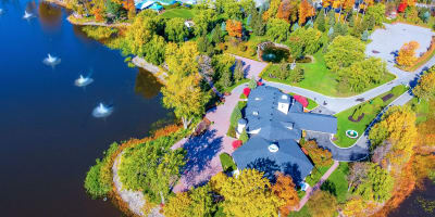 Aerial of Château Vaudreuil