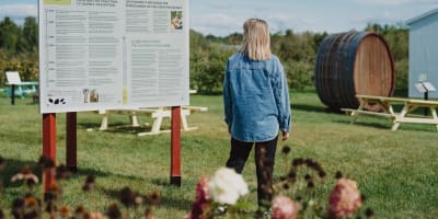 Cidrerie du Minot - Interpretive panels