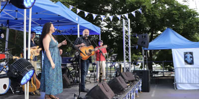 Fête national du Québec à Sainte-Anne-de-Bellevue: scène