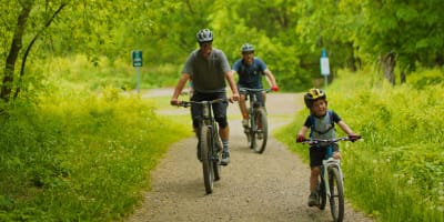 Bike path in Brome-Missisquoi