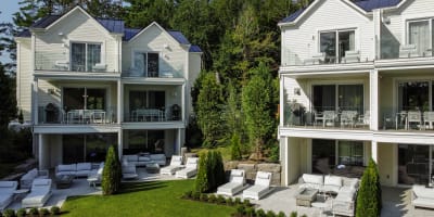 Outside view of the Ripplecove villas