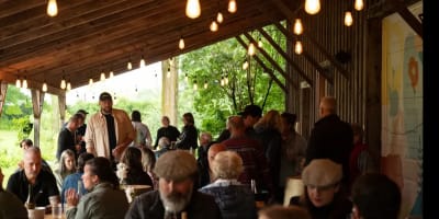 Vignoble l'Ardennais : terrasse