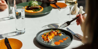 Repas du restaurant La Traite.