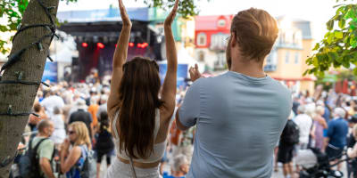 Spectacle extérieur - Association de villégiature Tremblant.