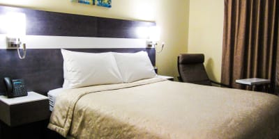 Chambre de l'Auberge de la Gare.