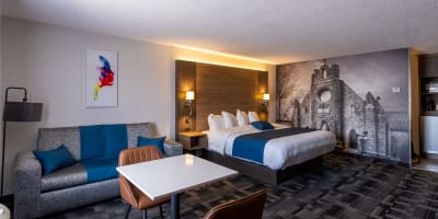 Chambre de l'Auberge L'Étape.