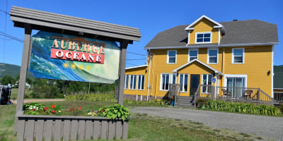 Façade de l'Auberge Océane.