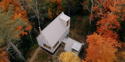 Chalet BESIDE en automne.