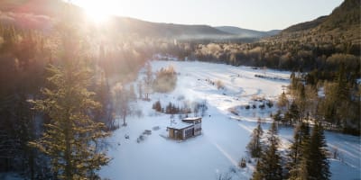 Séjour flottant hivernal dans La Jacques-Cartier