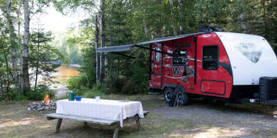 Camping à la Réserve faunique La Vérendrye.
