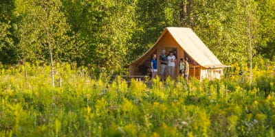 Prêt-à-camper au Parc national des Îles-de-Boucherville.