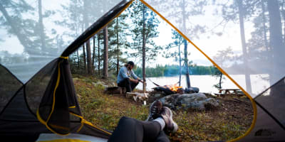 Camping rustique au Parc national d'Opémican.