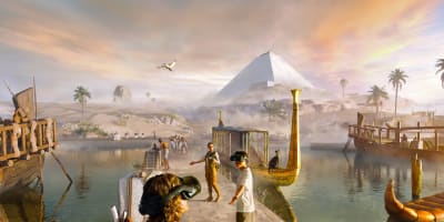 Virtual reality in Egypt.