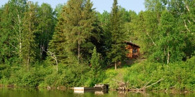 Un chalet du parc national d’Aiguebelle.