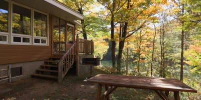 Chalets Lanaudière en automne.