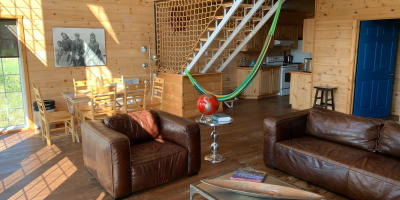 Intérieur de l'un des Chalets Minganie.