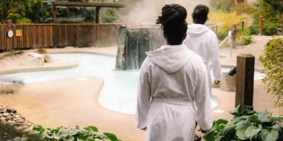Couple at the spa