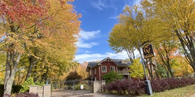 Château Venise - Exterior of the cottage in autumn